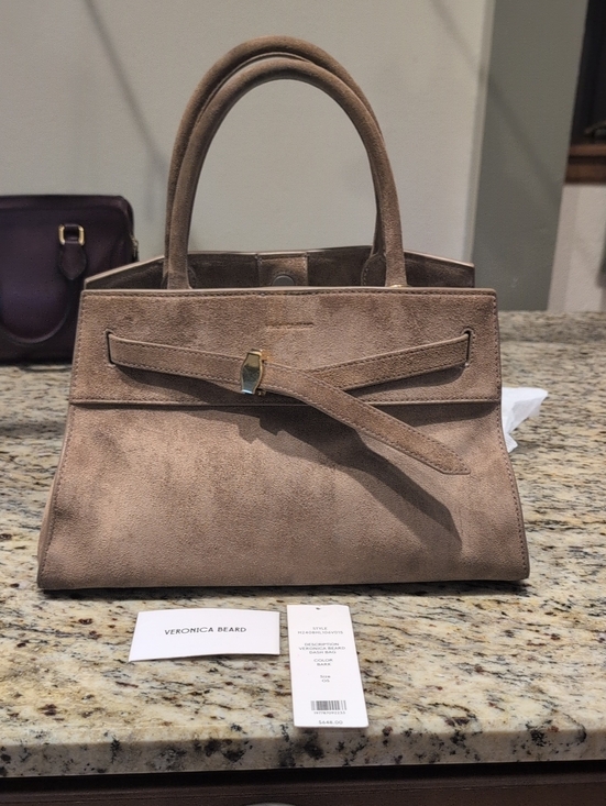 Veronica Beard Handbags - Veronica Beard Bark Suede Dash Totes